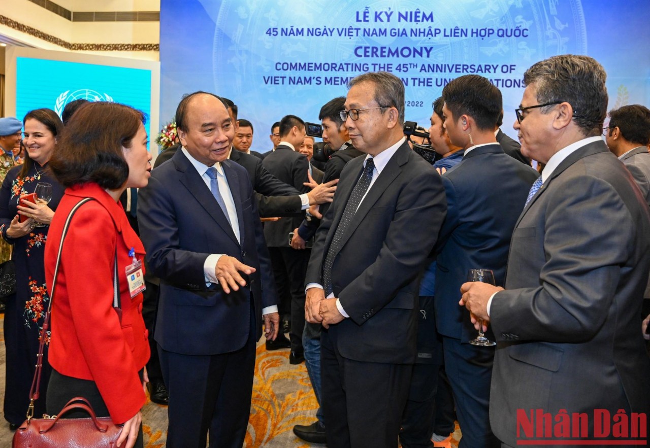 [Ảnh] Lễ kỷ niệm 45 năm ngày Việt Nam gia nhập Liên hợp quốc