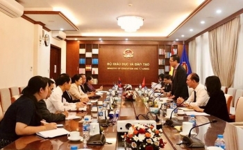 Việt Nam và Lào chia sẻ kinh nghiệm trong giáo dục - đào tạo