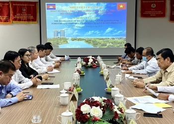 Đoàn công tác Sở Nông lâm và Ngư nghiệp tỉnh Kratie (Campuchia) tham quan, trao đổi kinh nghiệm tại Bình Dương