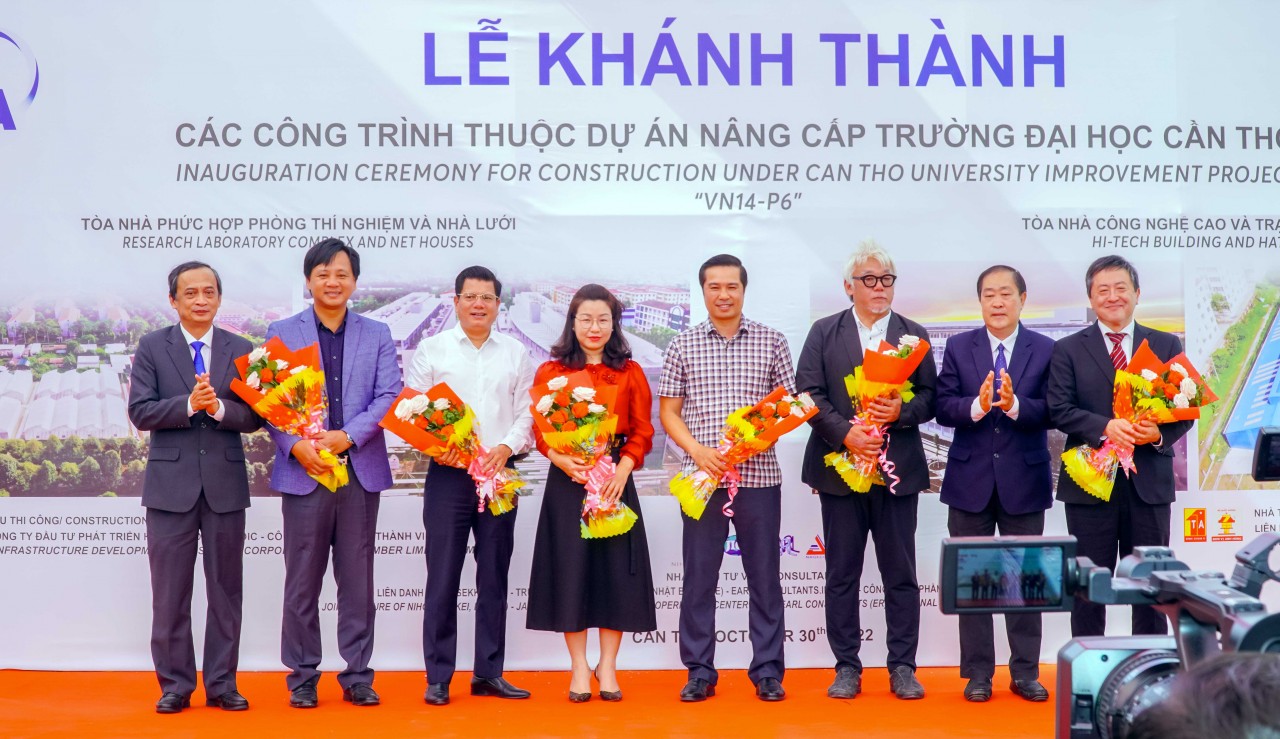 Đại học Cần Thơ khánh thành 2 công trình từ nguồn vốn vay ODA của Nhật Bản