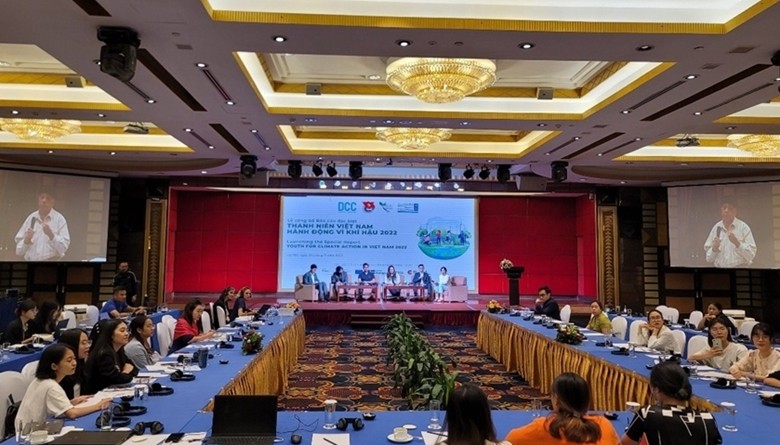 Lễ công bố Báo cáo đặc biệt “Thanh niên Việt Nam hành động vì khí hậu 2022”.