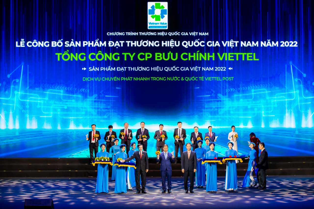 Viettel Post - Doanh nghiệp chuyển phát duy nhất đạt Thương hiệu quốc gia 5 năm liên tiếp