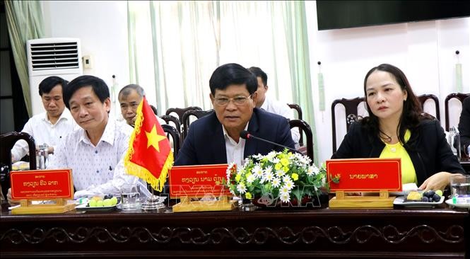 Thừa Thiên - Huế chia sẻ kinh nghiệm về công tác Mặt trận với tỉnh Champasak