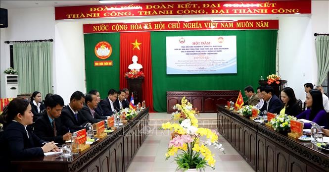 Thừa Thiên - Huế chia sẻ kinh nghiệm về công tác Mặt trận với tỉnh Champasak