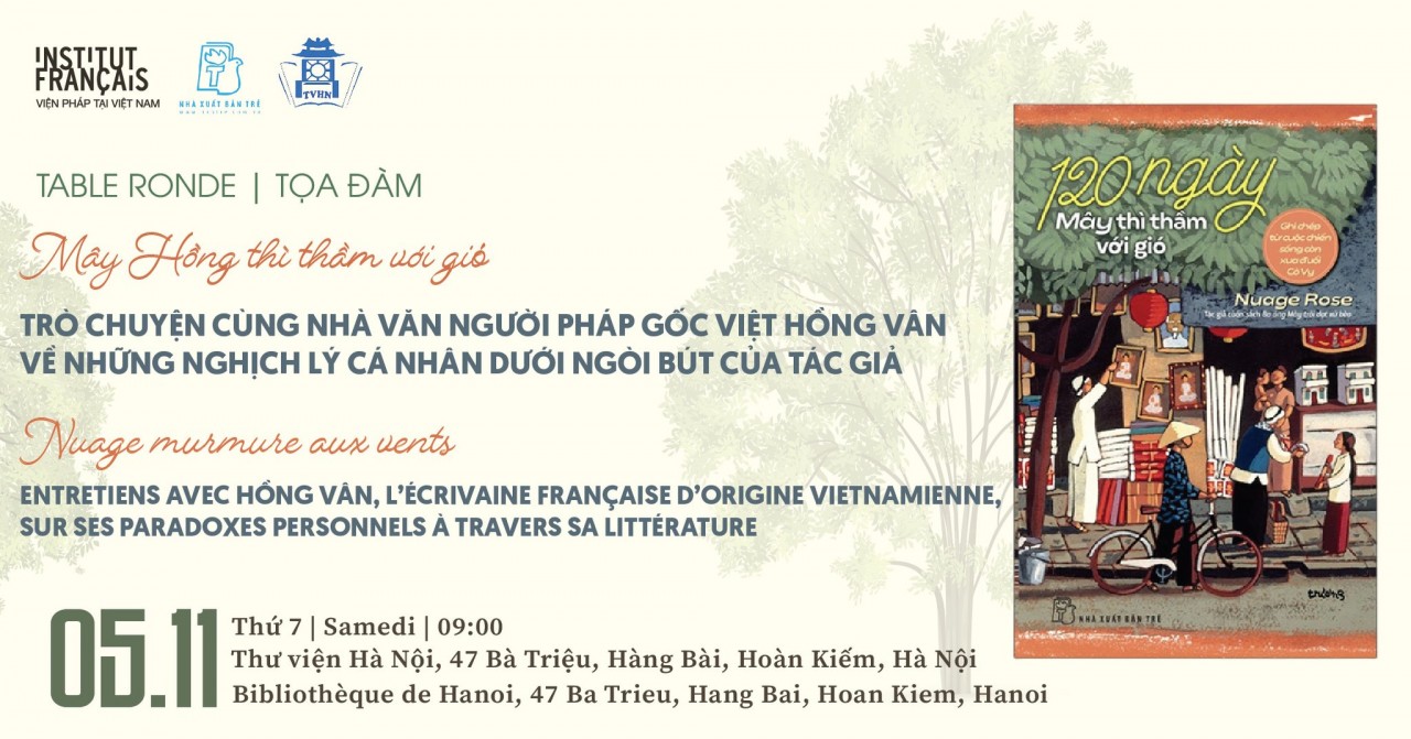 Trò chuyện cùng nhà văn người Pháp gốc Việt Hồng Vân