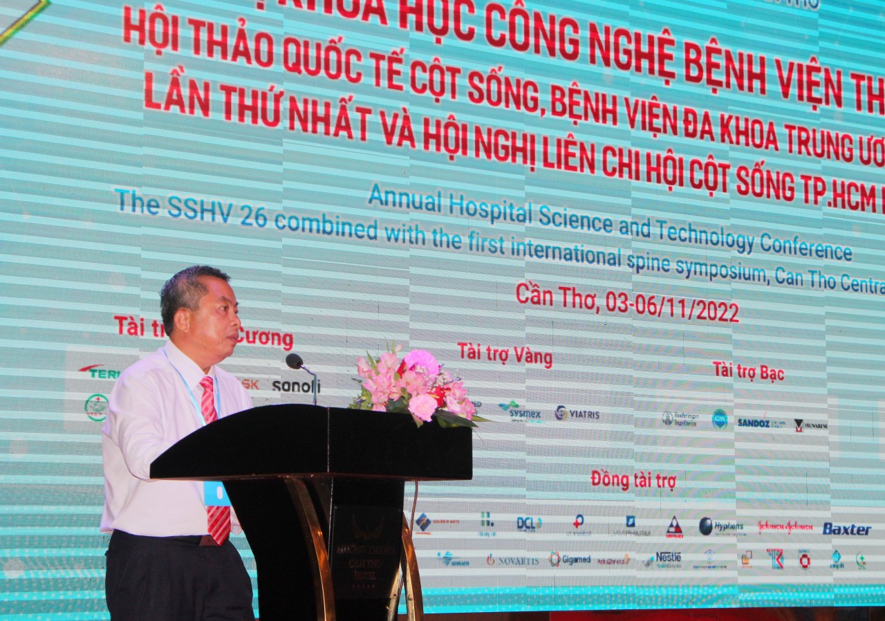 Hội thảo quốc tế cột sống và hội nghị khoa học công nghệ bệnh viện tại Cần Thơ