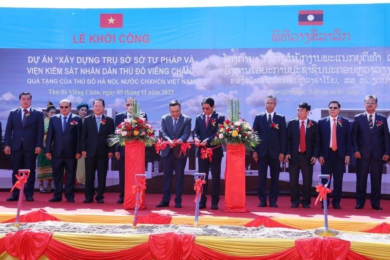 Công trình biểu tượng cho tình hữu nghị giữa Hà Nội và Vientiane