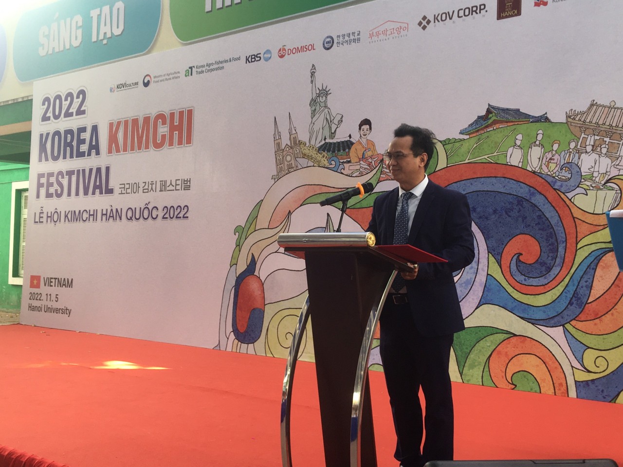 1000 người tham dự Lễ hội Kim chi Hàn Quốc 2022