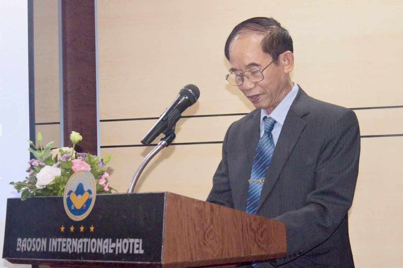 ông Hoàng Văn Nhận - Chủ tịch FVAJA phát biểu tại sự kiện.