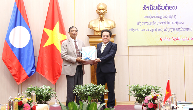Sekong (Lào) thúc đẩy hợp tác với Quảng Ngãi (Việt Nam) trên tất cả các lĩnh vực