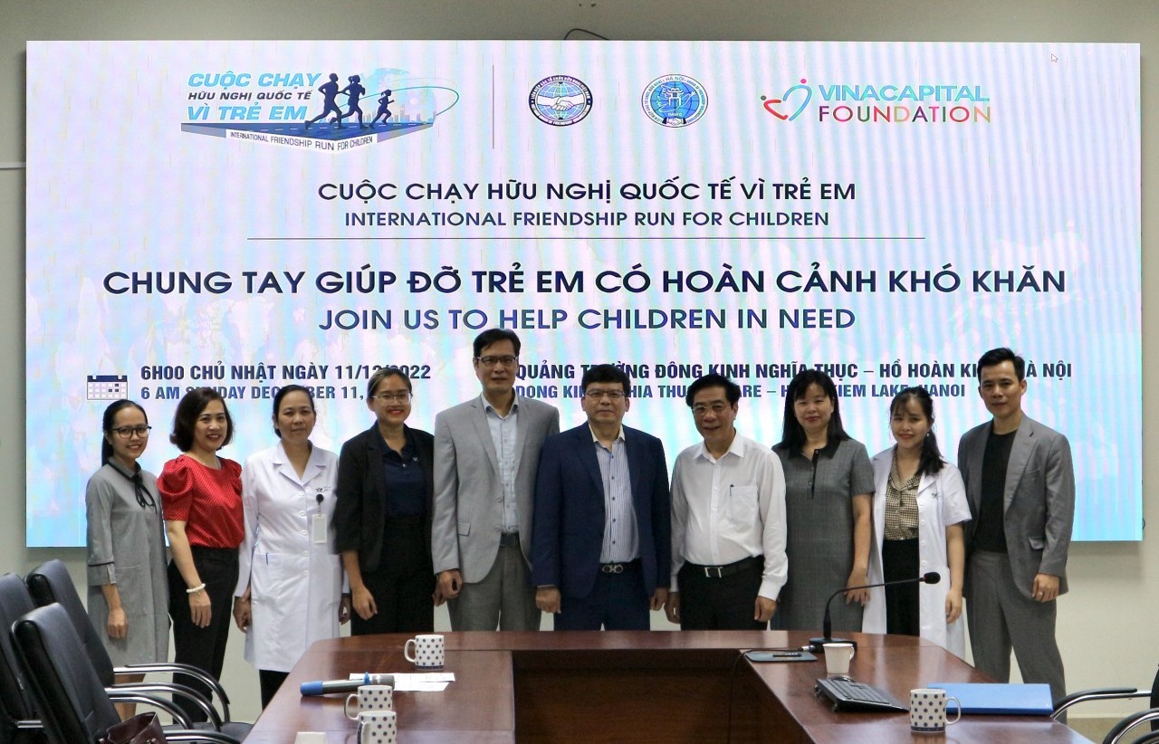 Sắp diễn ra “Cuộc chạy Hữu nghị Quốc tế vì Trẻ em” tại Hà Nội