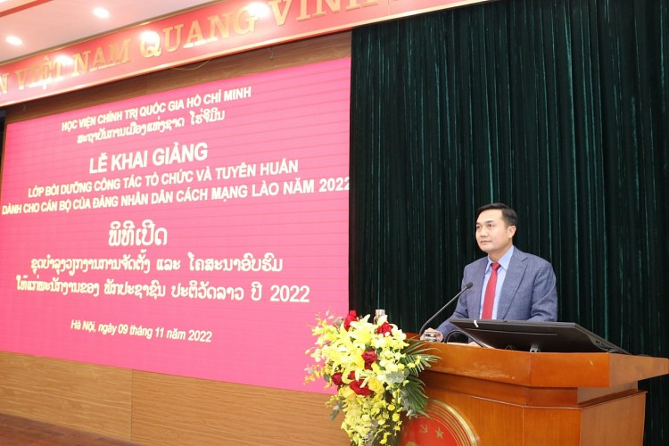 Khai giảng 02 lớp bồi dưỡng cho cán bộ lãnh đạo, quản lý của Lào