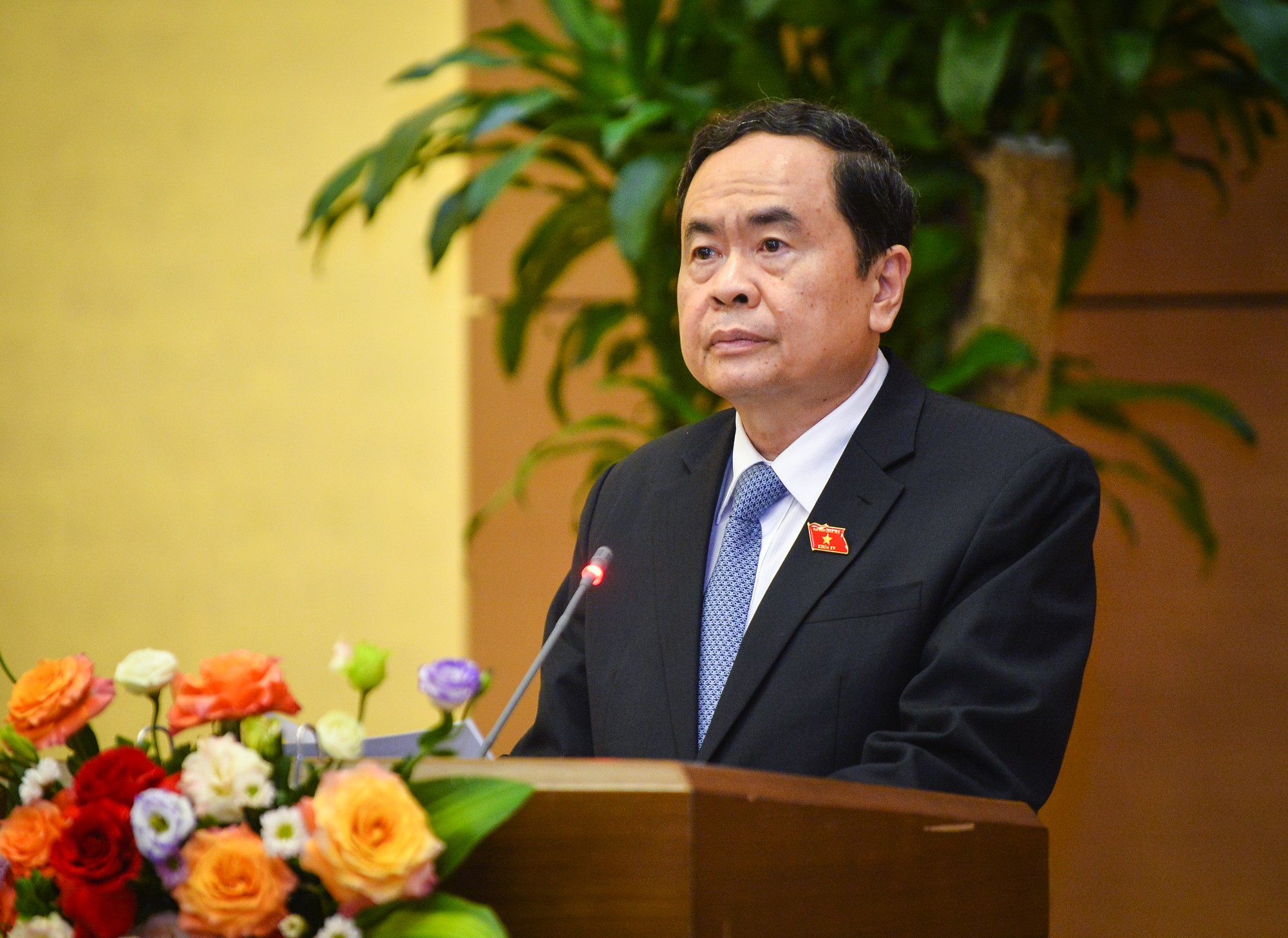 PHÓ CHỦ TỊCH THƯỜNG TRỰC QUỐC HỘI TRẦN THANH MẪN DỰ GẶP MẶT CÁC ĐẠI SỨ, TRƯỞNG ĐẠI DIỆN CÁC TỔ CHỨC PHÁP NGỮ