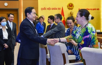 Phó Chủ tịch Thường trực Quốc hội Trần Thanh Mẫn dự gặp mặt các Đại sứ, Trưởng đại diện các tổ chức Pháp ngữ