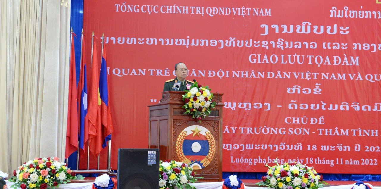 Giao lưu tọa đàm Sỹ quan trẻ Quân đội Nhân dân Việt Nam-Lào | Chính trị | Vietnam+ (VietnamPlus)