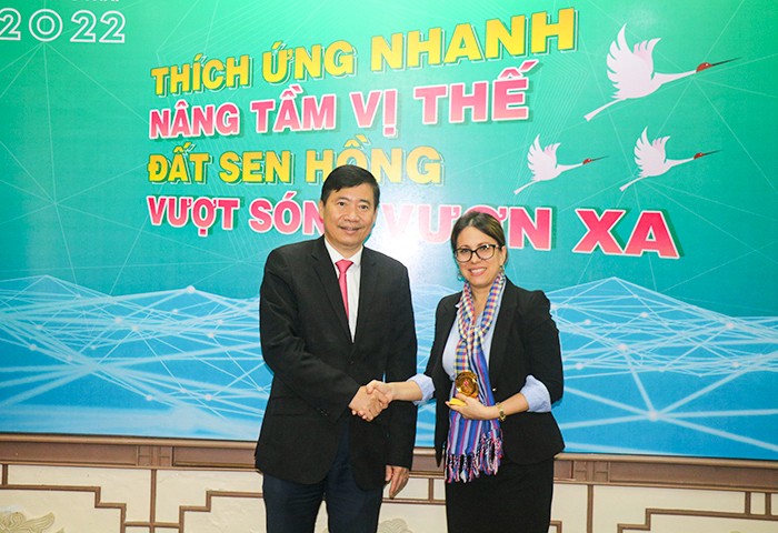 Tổng Lãnh sự Cộng hòa Cuba tại TPHCM làm việc với lãnh đạo tỉnh Đồng Tháp