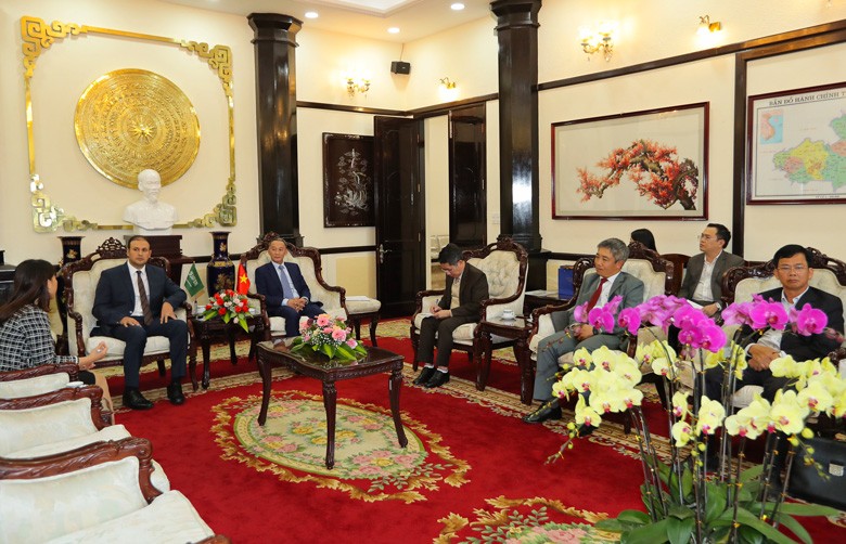Quang cảnh buổi tiếp đón (Ảnh: Báo Lâm Đồng).