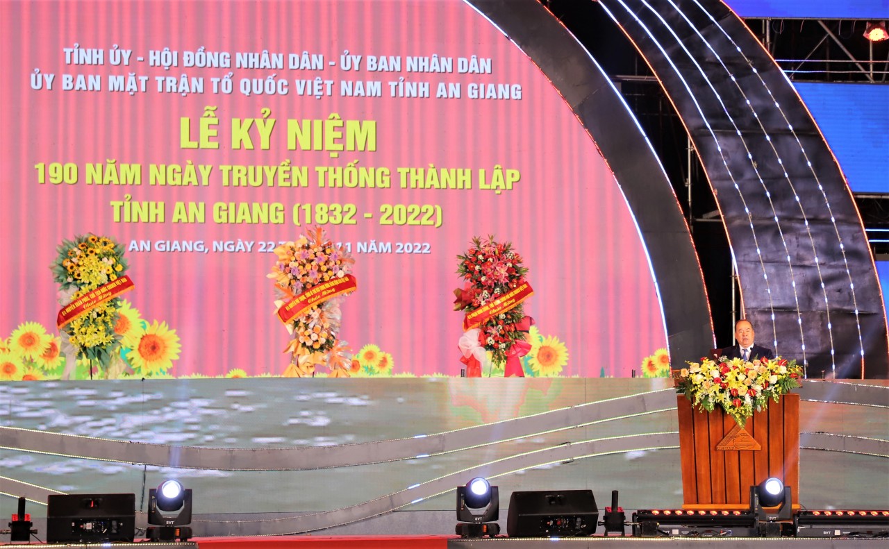 An Giang long trọng tổ chức kỷ niệm 190 năm thành lập tỉnh