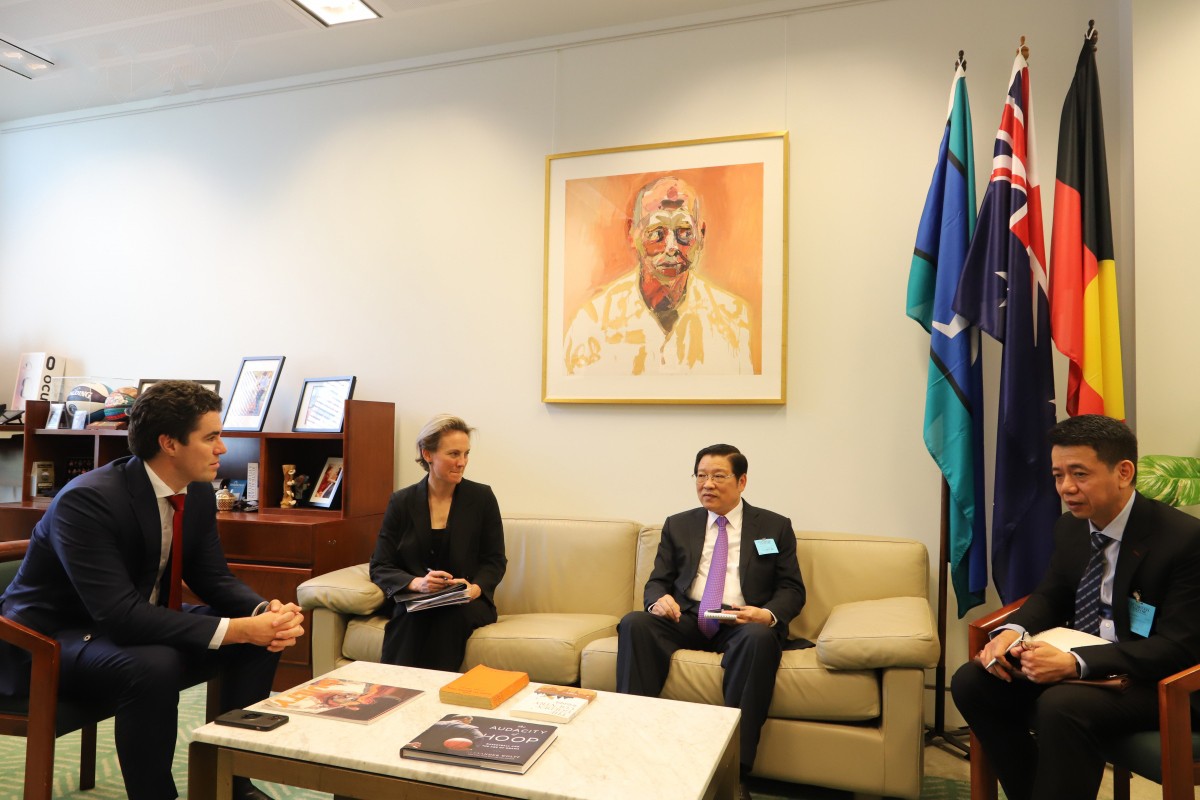 Đoàn đại biểu cấp cao Đảng ta thăm, làm việc tại Australia