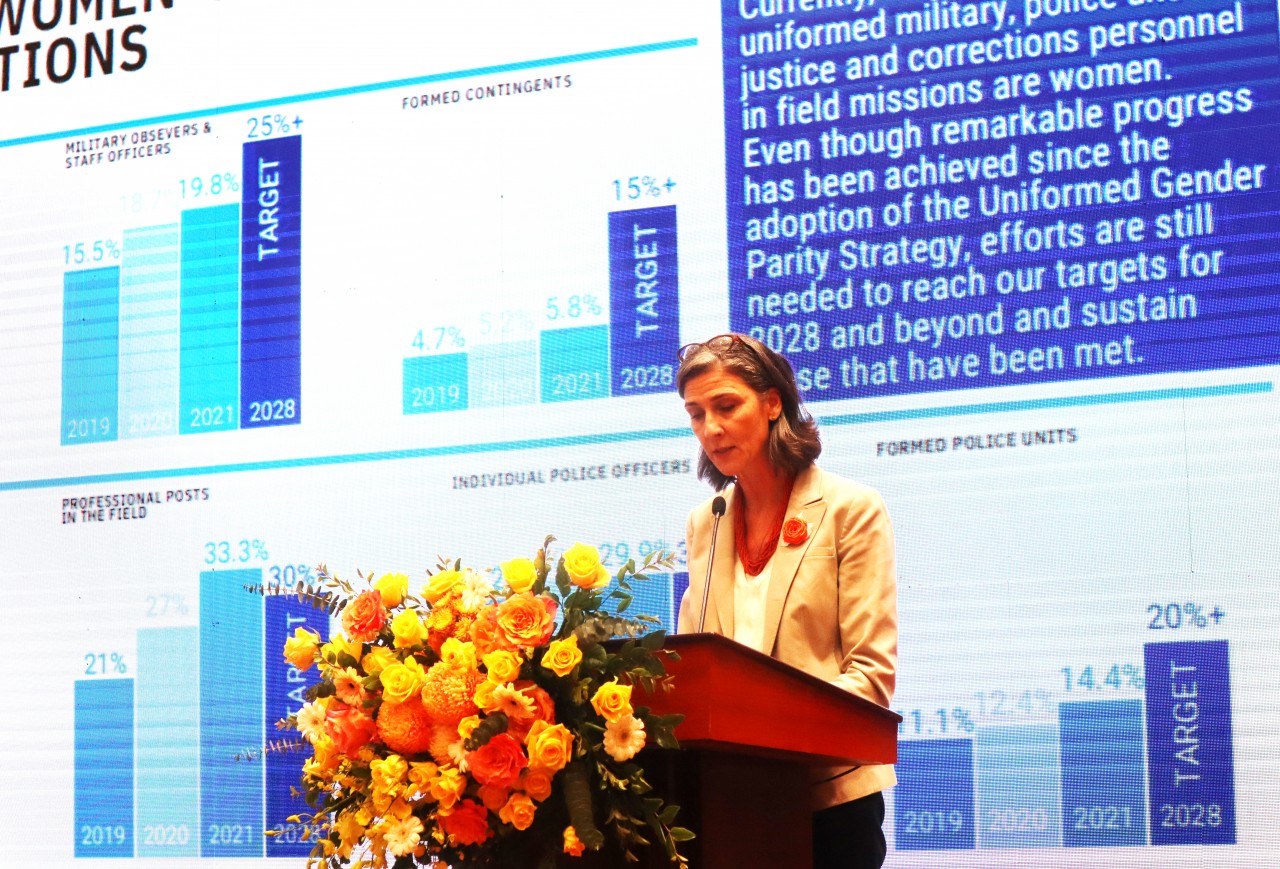 Thúc đẩy sự tham gia bền vững của phụ nữ trong sứ mệnh gìn giữ hòa bình Liên hợp quốc