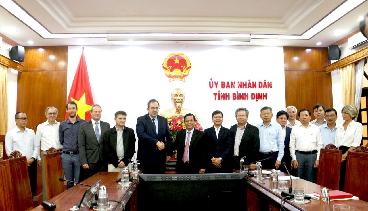 Cơ quan quản lý nước Lưu vực sông Rhin-Meuse (Pháp) hỗ trợ Bình Định về khai thác, quản lý và sử dụng tài nguyên nước