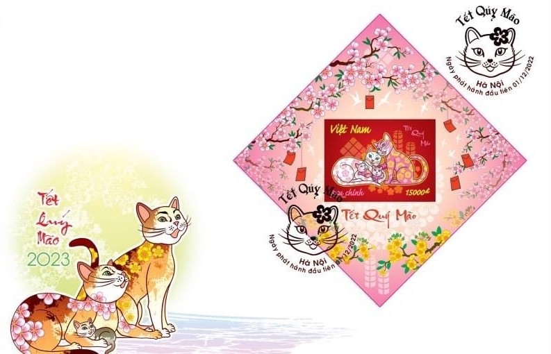Độc đáo Tết Quý Mão 2023 trên tem bưu chính