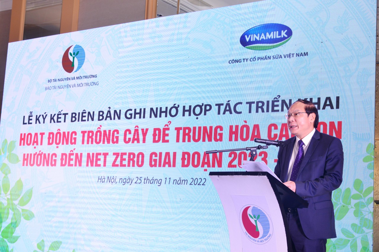 Tiếp nối thành công của quỹ 1 triệu cây xanh, Vinamilk tiếp tục trồng cây hướng đến mục tiêu Net Zero 2050