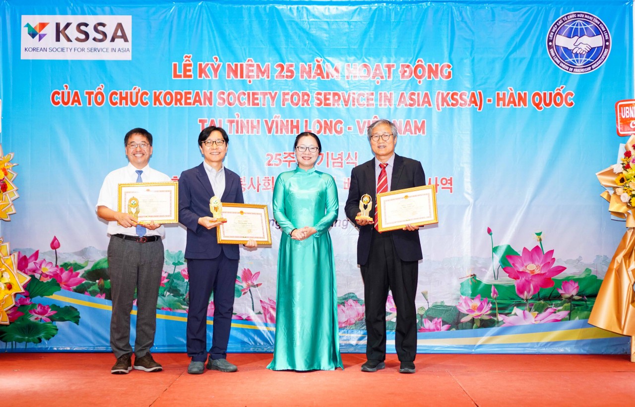 Tổ chức KSSA (Hàn Quốc) hỗ trợ an sinh xã hội hơn 50 tỷ đồng tại tỉnh Vĩnh Long