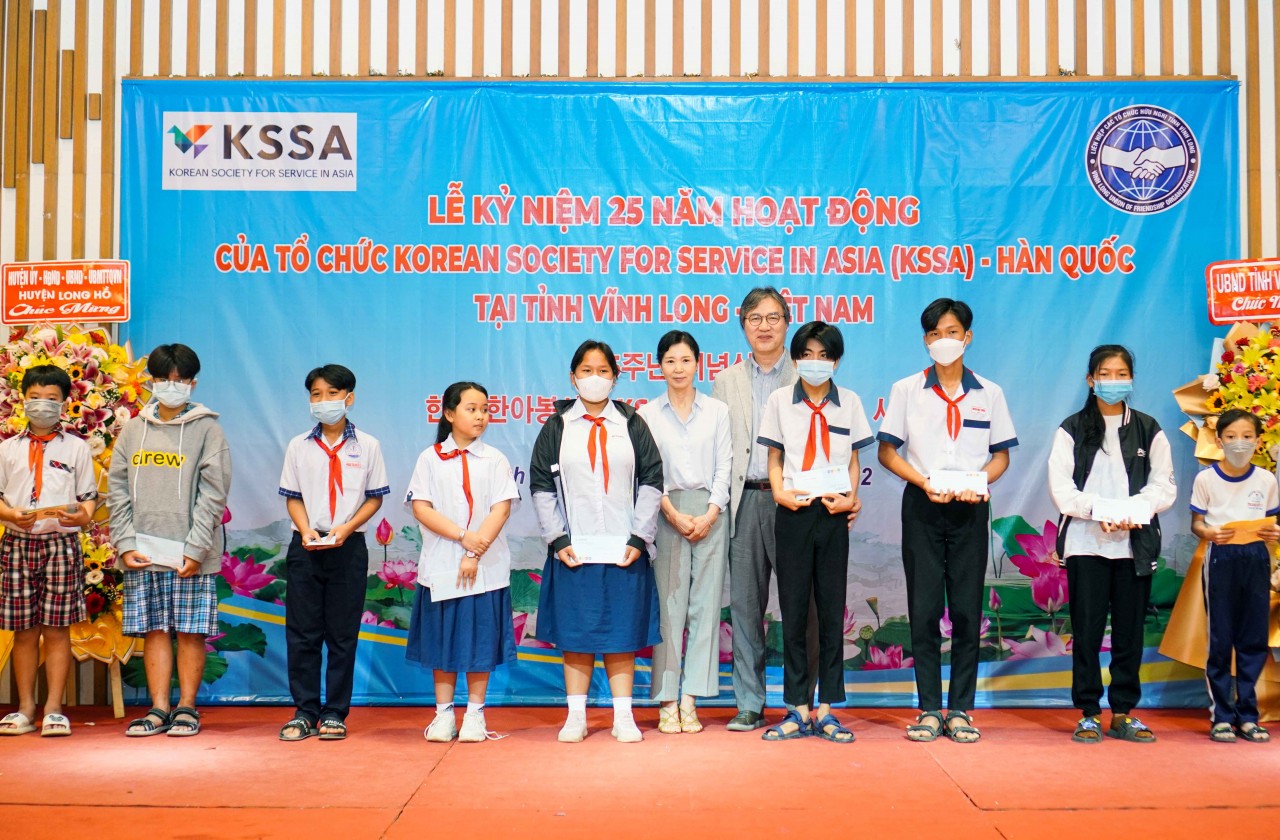 Tổ chức KSSA (Hàn Quốc) hỗ trợ an sinh xã hội hơn 50 tỷ đồng tại tỉnh Vĩnh Long