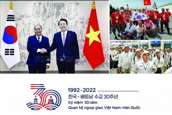 ky niem 30 nam quan he ngoai giao viet nam han quoc