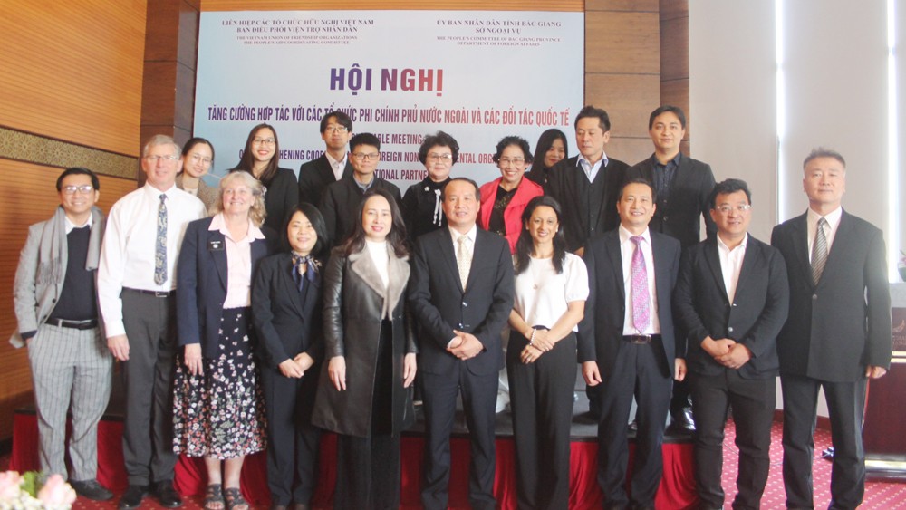 Bắc Giang tăng cường hợp tác với các tổ chức phi chính phủ nước ngoài và đối tác quốc tế