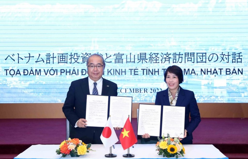 Thúc đẩy hợp tác giữa Bộ Kế hoạch và Đầu tư và tỉnh Toyama, Nhật Bản