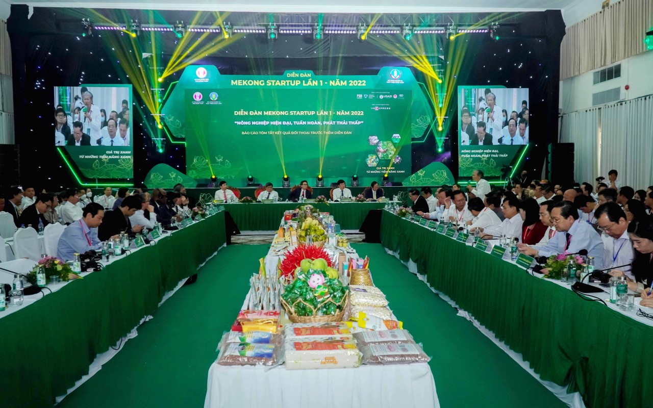 Diễn đàn Mekong Startup 2022 hướng tới tương lai phát triển xanh bền vững