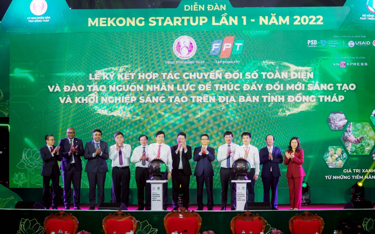 Diễn đàn Mekong Startup 2022 hướng tới tương lai phát triển xanh bền vững