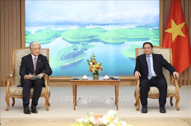 Thủ tướng Phạm Minh Chính tiếp Thống đốc tỉnh Tochigi, Nhật Bản