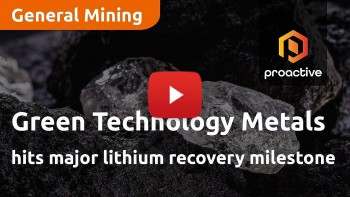 cong ty green technology metals dat duoc ty le thu hoi tinh quang lithium vuot qua 72