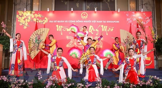 Bà con người Việt tại Singapore phấn khởi đón Tết cổ truyền | Người Việt bốn phương | Vietnam+ (VietnamPlus)