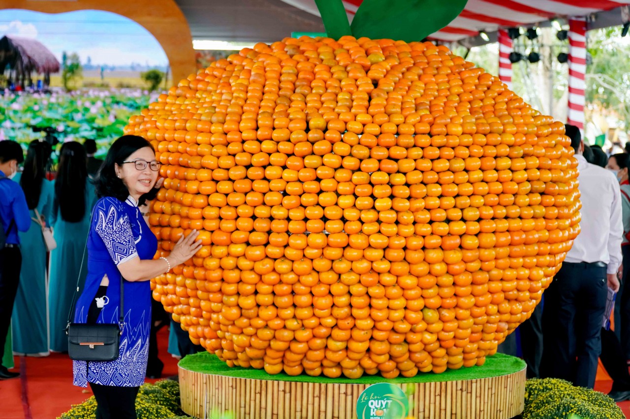 Đồng Tháp: Lần đầu tiên tổ chức lễ hội tôn vinh, quảng bá quýt hồng Lai Vung