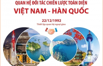 infographics quan he doi tac chien luoc toan dien viet nam han quoc