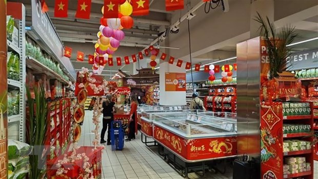 Khai trương tuần hàng Việt Nam tại Pháp nhân dịp Tết Nguyên đán | Kinh doanh | Vietnam+ (VietnamPlus)