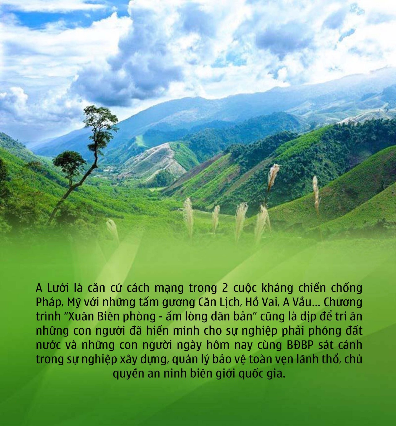 Xuân đã về trên biên cương: Để đồng bào có cái Tết ấm lo