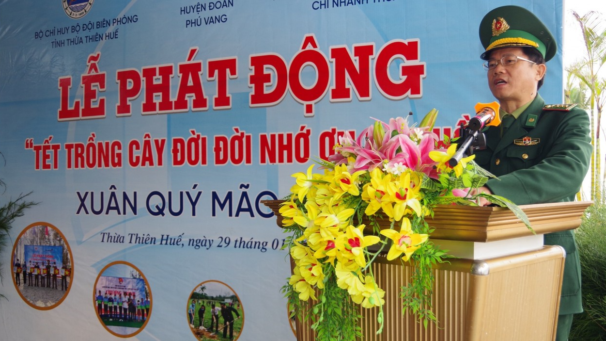 Bộ đội Biên phòng tỉnh Thừa Thiên Huế phát động Tết trồng cây "Đời đời nhớ ơn Bác Hồ" Bộ đội Biên phòng tỉnh Thừa Thiên Huế phát động Tết trồng cây "Đời đời nhớ ơn Bác Hồ"