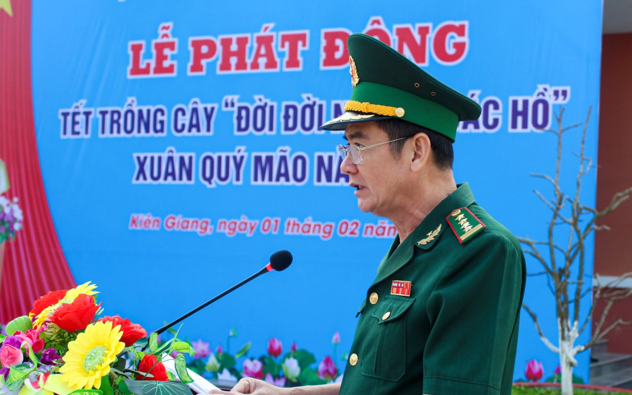 Bộ đội Biên phòng tỉnh Kiên Giang phát động Tết trồng cây “Đời đời nhớ ơn Bác Hồ”