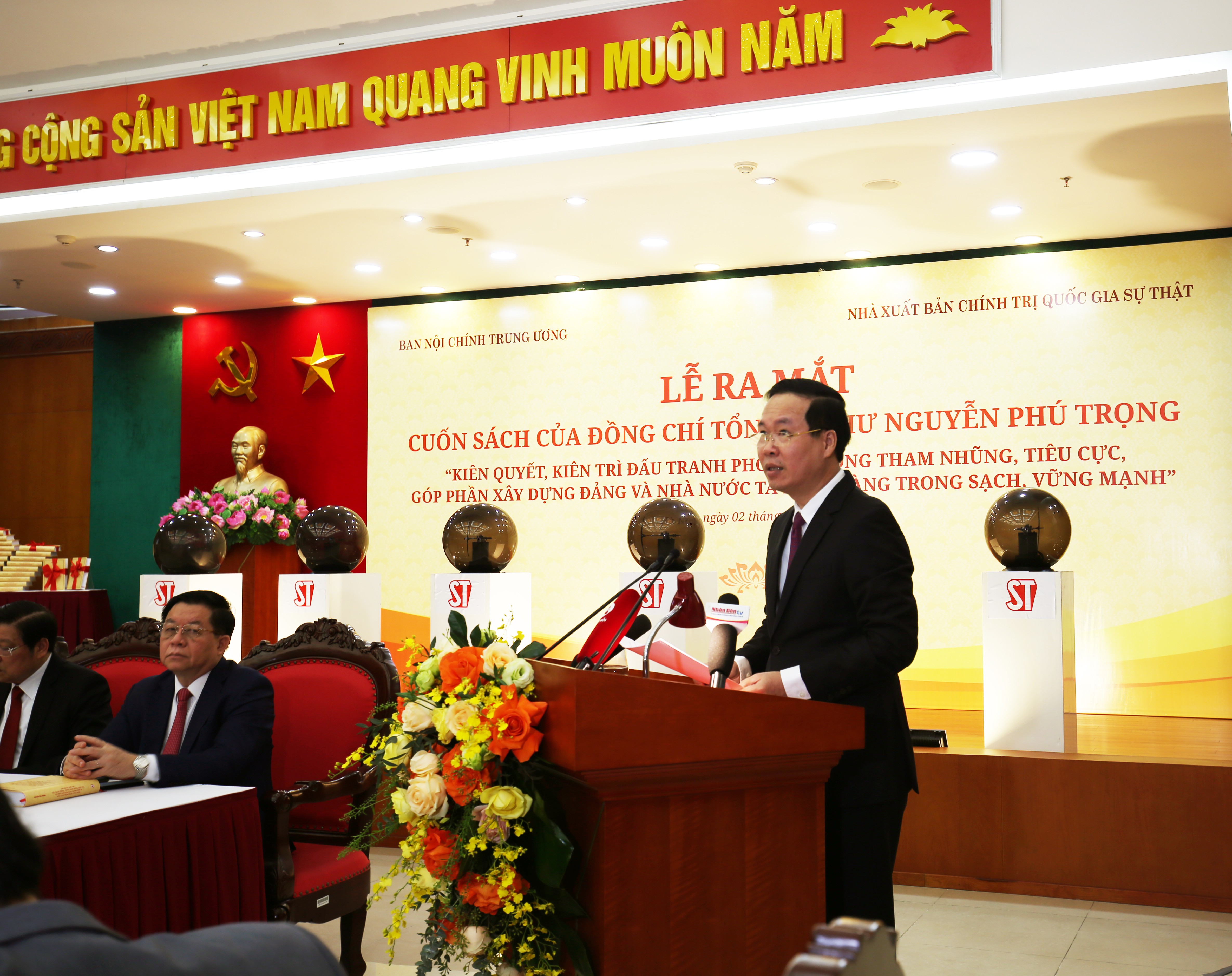 Ra mắt sách của Tổng Bí thư Nguyễn Phú Trọng về phòng, chống tham nhũng, tiêu cực