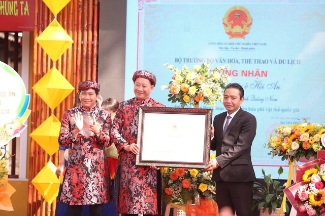 Lễ hội Tết Nguyên tiêu ở Hội An là Di sản văn hóa phi vật thể quốc gia