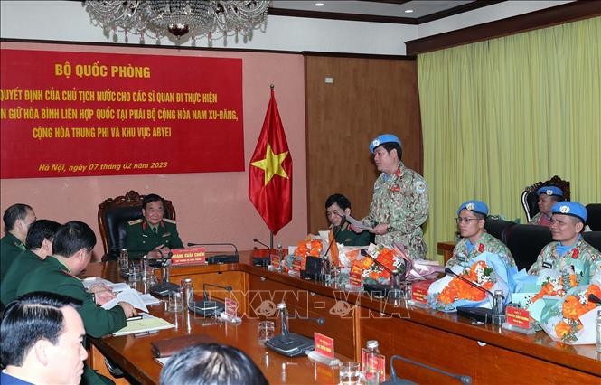 Tiếp tục cử sĩ quan QĐND Việt Nam đi làm nhiệm vụ gìn giữ hòa bình LHQ