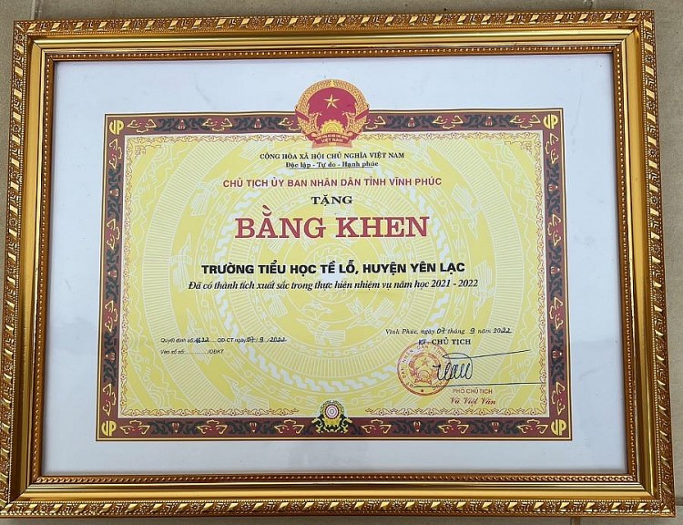 Chi bộ trường Tiểu học Tề Lỗ làm tốt công tác phát triển Đảng góp phần nâng cao chất lượng giáo dục