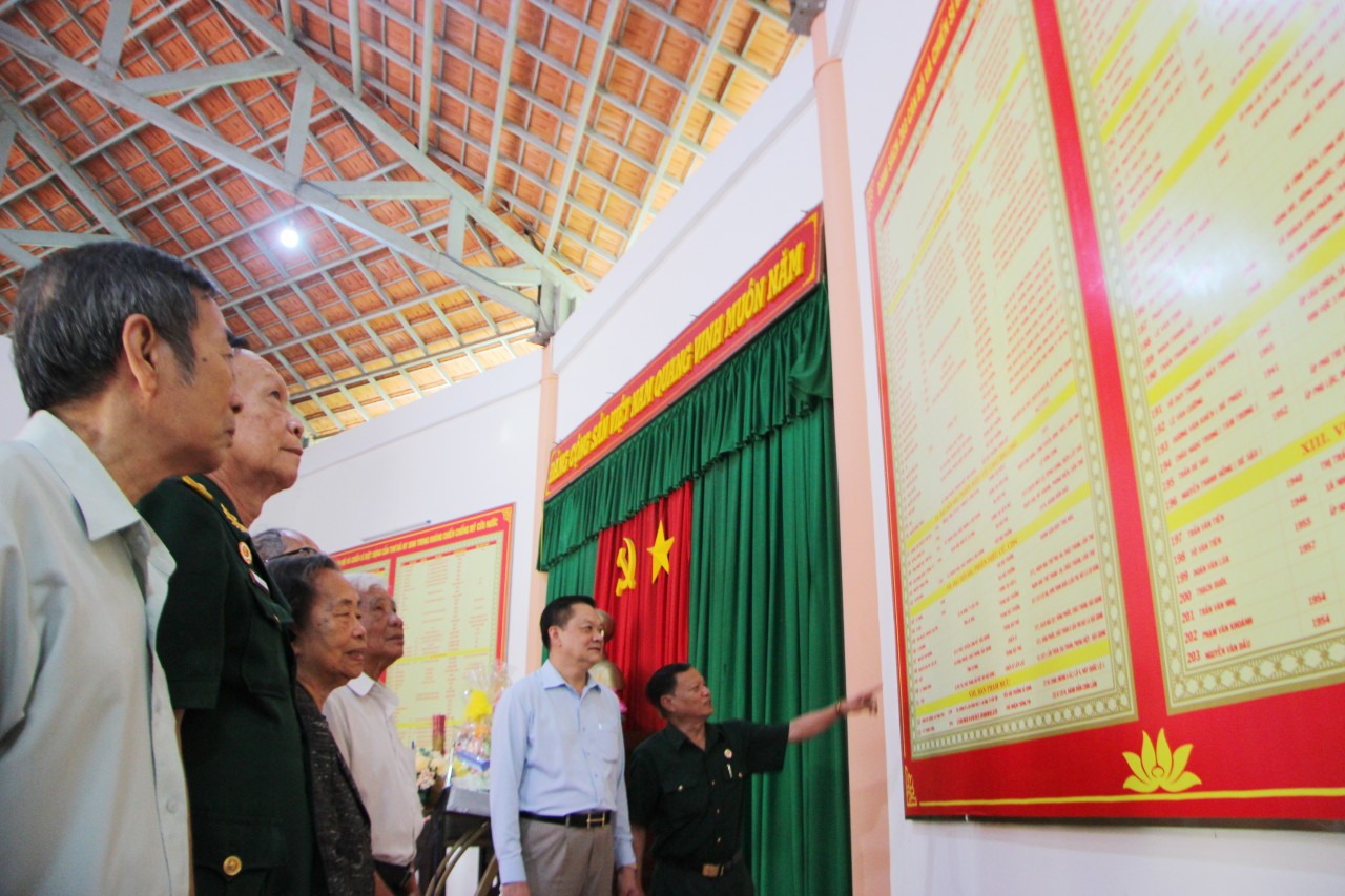 Cần Thơ: Đưa danh sách 203 cán bộ, chiến sĩ biệt động hy sinh vào nhà trưng bày khu di tích Vườn Mận