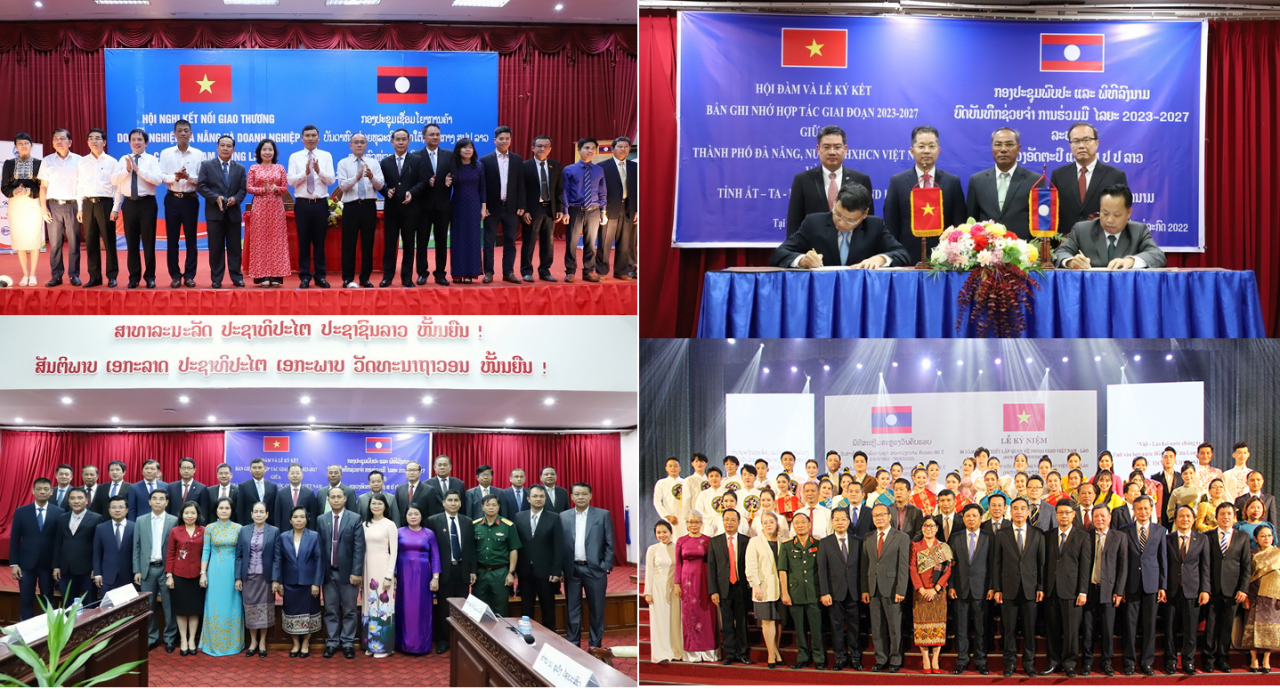 Đà Nẵng thắt chặt tình hữu nghị, hợp tác và phát triển với 5 tỉnh nam và trung Lào