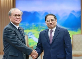 Thủ tướng Phạm Minh Chính tiếp Tổng Thư ký Hội đồng An ninh Quốc gia Nhật Bản